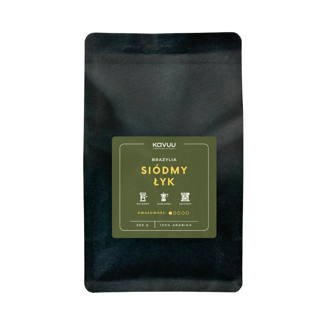 opakowanie siódmy łyk kawa ziarnista