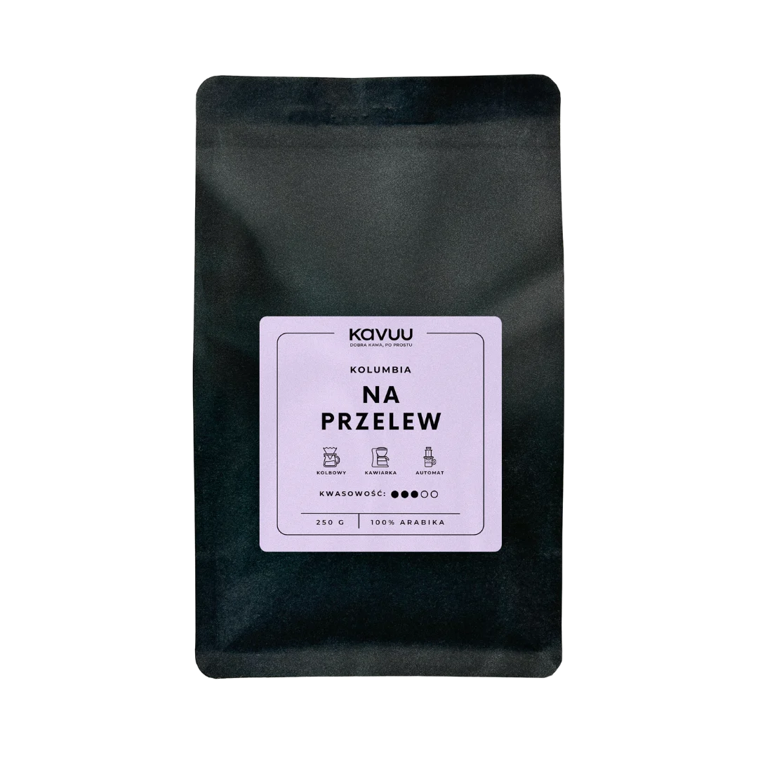 opakowanie na przelew kawa ziarnista