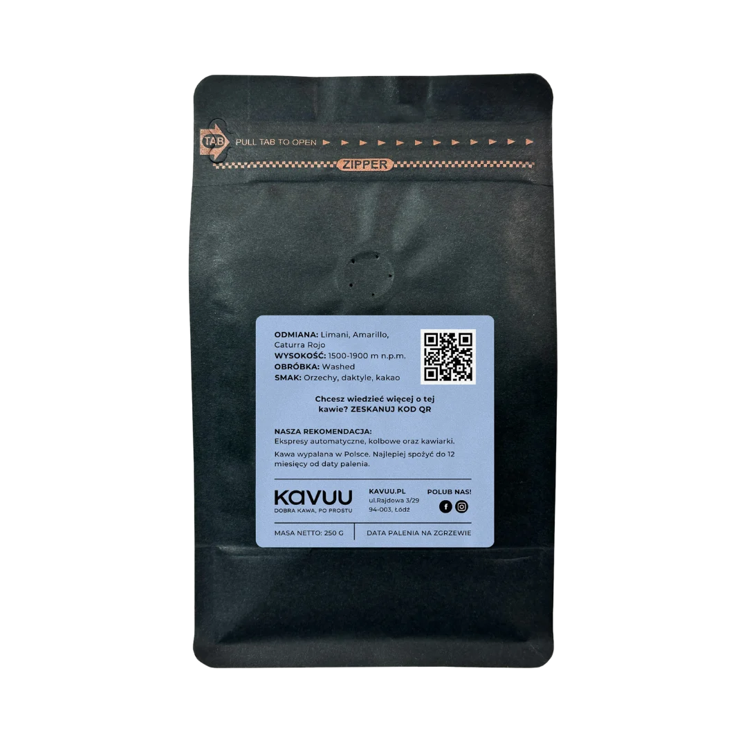 opakowanie tył codzienny rytuał kawa ziarnista