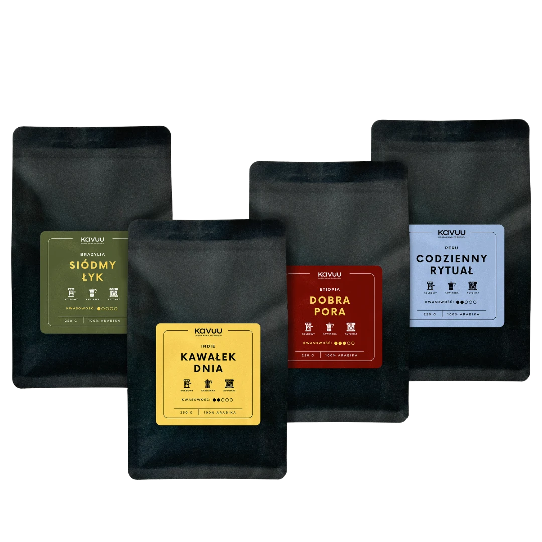 pakiet 4 kaw zestaw kavuu